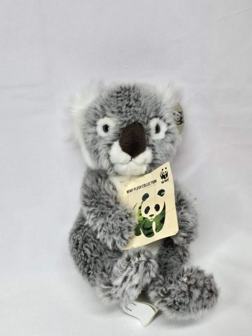 WWF World Wildlife Federation Koala Bear Stuffed Animal Plush Gray 7"